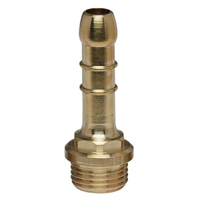 Portagomma Metano Dritto Filetto Maschio - Ottone Mm 14 1/2M- 10 Pezzi