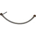 Tubo Gas Treccia X Centraline + Chiave - Acciaio Zincato 1/2F Cm 100- 2 Pezzi