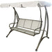 Dondolo Kuta Domus - Acciaio Vern Textilene Cm 194X119 H.Cm 170