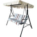 Dondolo Many Domus - Acciaio Vern/Fantasia Cm 170X110 H.Cm 153