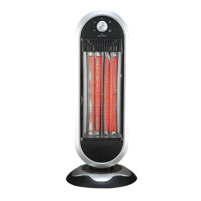 Stufetta Al Carbonio Tione Effe 230V Doppia Potenza 450/900W Con Base Oscillante E Termostato Di Sicurezza