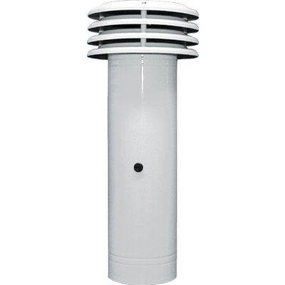 Esalatore Fumi Lamiera Vern Bianca Cm 12