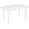 Tavolo Faro Progarden Pp Bianco Cm 137X85 H.Cm 72
