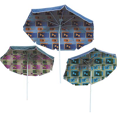 Ombrellone Mare Cover Domus Acciaio/Cotone Duplex Mt 2