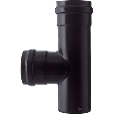 Tubo A Tee Pellet Mff Nero Opaco Save Cm 12 Mff