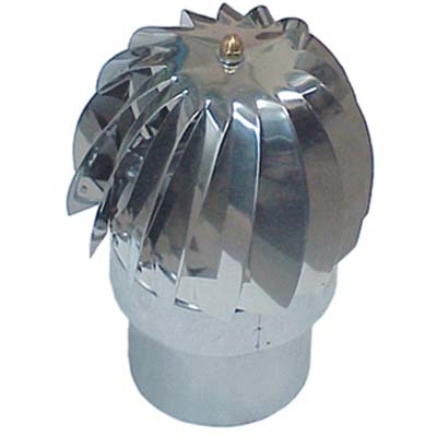 Ventolino Girevole Base Tonda Maschio Inox 304 Cm 13