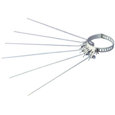 Stendibiancheria A Raggiera - Bianco X Tubo Cm 8/13- 6 Pezzi