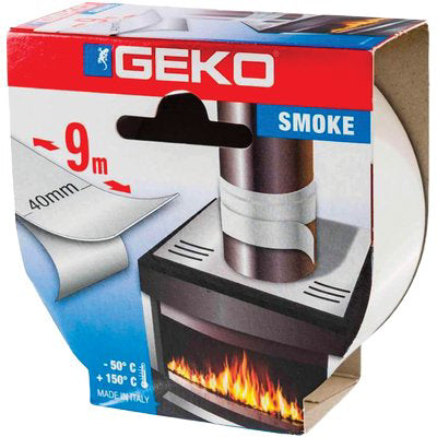 Nastro Alluminio Emmesmoke Geko - Bianco Cm 4 Mt 9- 2 Pezzi