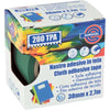 Nastro Adesivo Telato 200 Tpa Eurocel - Verde Mm 38 Ml 2,7- 4 Pezzi