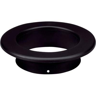 Rosone Legna Plus Light Nero Opaco Save Cm 12