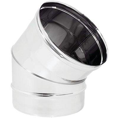 Gomito Inox Aisi 304 45 ° Cm 25
