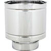 Terminale Scarico A Botte Maschio Acciaio Inox 304 Cm 15 H.Cm 25