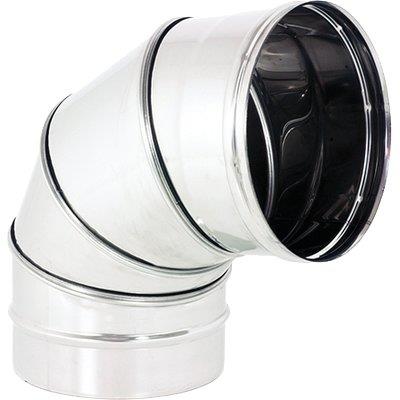 Gomito Inox Aisi 316 90 ° Girevole Cm 20