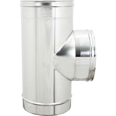 Tubo A Tee 90 ° Mff Acciaio Inox Aisi 304 Cm 8