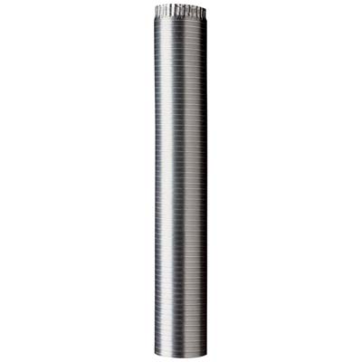 Tubo Rullato Alluminio Naturale - Mm 0,12 Cm 20 Mt 3- 4 Pezzi