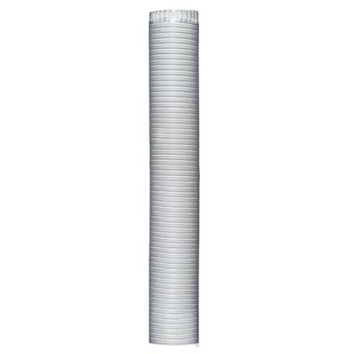 Tubo Rullato Alluminio Bianco - Mm 0,12 Cm 8 Mt 3- 6 Pezzi