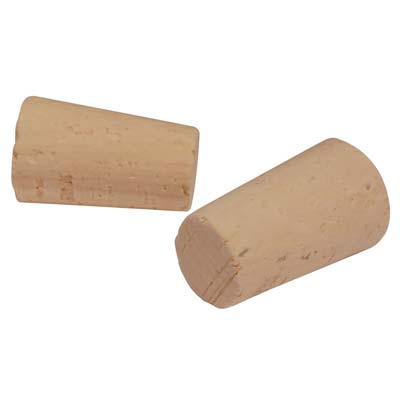 Tappo Sughero Conico X Bottiglia - Mm 23X39- 250 Pezzi