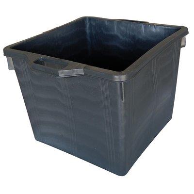 Mastellone Quadrato Nero Ics Ldpe Lt 60 Cm 48X48 H.Cm 37 + Manici