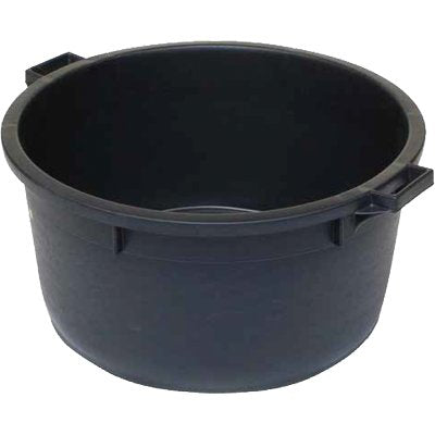 Mastellone Sottospina Tondo Nero + Manici Ics Ldpe Lt 80 Cm 65 H.Cm 32