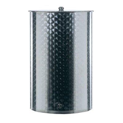 Serbatoio + Coperchio Belvivere Inox Saldato Fiorett Lt 50 Cm 36,5 H.Cm 50 1/2F