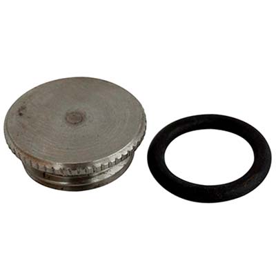 Tappo Inferiore Fustino Serbatoio - Inox 1M + Oring- 2 Pezzi