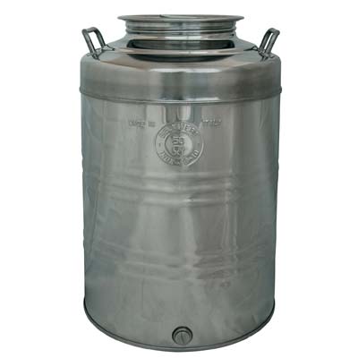 Fustino Graffato Belvivere Inox 18/10 Lt 15