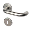 Maniglia Olarix Rosetta Foro Patent Cottali - Acciaio Inox Satinato Cf=Pz 2- 1 Confezioni
