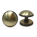 Pomolo X Portone Giada Ottone Bronzo Satinato D.Mm 70 Base D.Mm 70