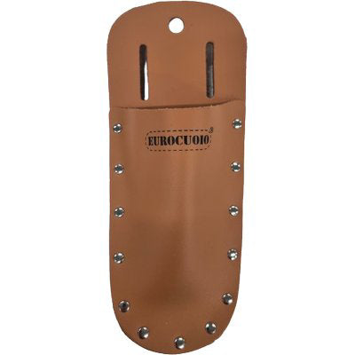 Fodero Forbice Pota Rivettato - Cuoio Cm 9X31- 2 Pezzi