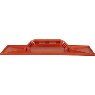 Frattone Plastica - Arancio Pesante Cm 15X45- 6 Pezzi