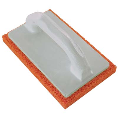 Frattone Gomma Arancio Base Plastica - S. H.Mm 15 Mm 220X140- 5 Pezzi