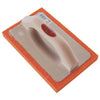 Frattone Gomma Arancio 820/1 Ancora - Base Legno/Alluminio Spugna H.Mm 20 Mm 215X135- 2 Pezzi