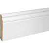 Battiscopa Barocco Pircher - Mdf Bianco Mm 18X100 H.Mm 2250- 6 Pezzi