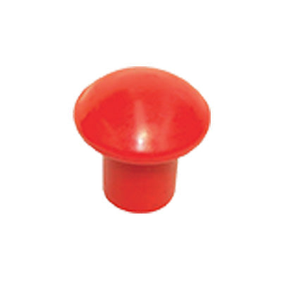 Fungo Sicurezza Copri Tondino - Plt Rosso Mm 6/18- 100 Pezzi