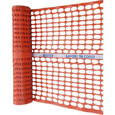 Rete Protezione Cantiere Lavori In Corso Tenax Gr 150/Mq H.Cm 100 Ml 50