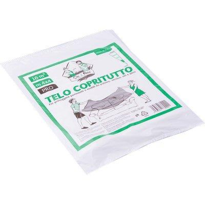 Telo Copritutto Pe Alta Densita Elepacking - Mt 4X4 Gr 100 Ca- 100 Pezzi