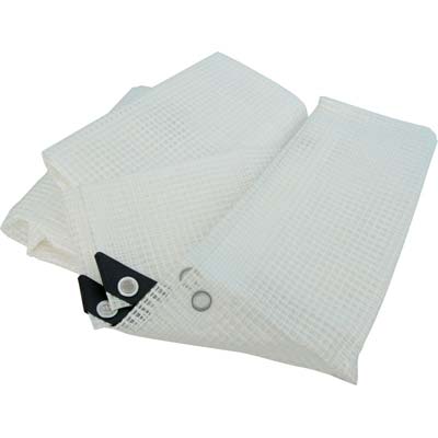 Telone Occhiellato Leno Kristal Hand - Trasparente Gr/Mq 160 Mt 3X2- 2 Pezzi