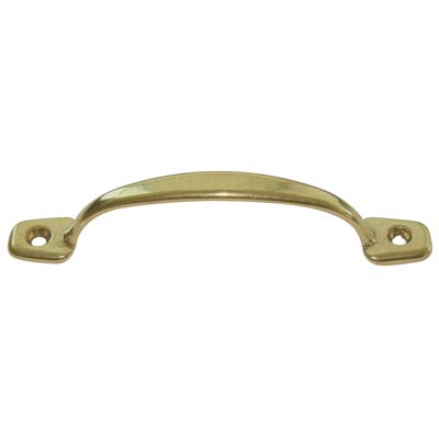 Maniglietta Ottone X Mobili - Lucido I.Mm 80- 10 Pezzi