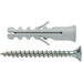 Tassello Nylon Eb/Va Elematic - Vite Tsp Cava Pz Bordato Eb/Va 10 Cf=Pz 50- 1 Confezioni