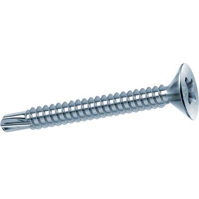 Vite Autoperforante Tsp Drillex Mustad - Cava Ph Zinc Bianca/Chromiting Mm 4,8X50 Cf=Pz 200- 1 Confezioni