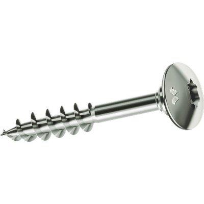 Vite Truciolare Fc Panelvit Tx Chrom Mustad - Cava Tx Filetto Parziale Mm 7,0X100 Cf=Pz 100- 1 Confezioni