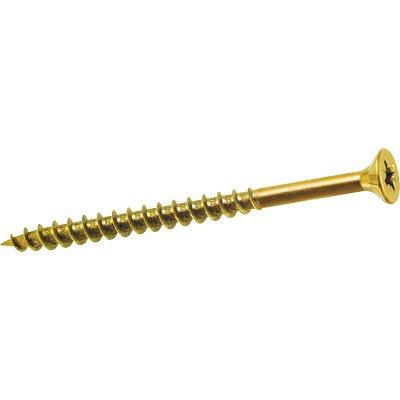 Vite Truciolare Tsp Pf Zincata Gialla Ambrovit - Cava Pz Filetto Parziale Mm 5,0X70 Cf=Pz 200- 1 Confezioni