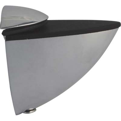 Reggivetro A Morsetto Sole - Zama Cromo Lucido Mm 55X45 S. Max Mm 20- 6 Pezzi