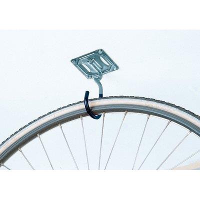 Gancio Porta Bici Corto 822 Minutex - Acciaio Zincato Con Guaina Cm 16- 4 Pezzi