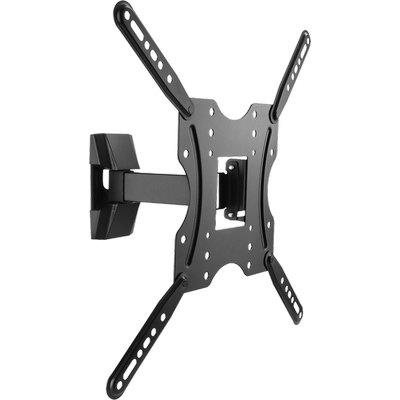 Supporto Tv Piatta Br Led 40 Bravo Acciaio Verniciato Nero 32/55 45 ° Kg 30