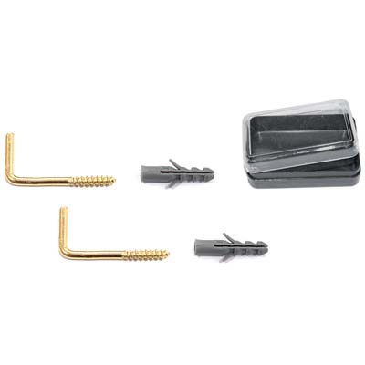 Tassello Nylon Gancio Quadro Pronty - Gancio Ottonato Mm 4 Cf=Pz 8- 12 Confezioni