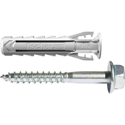 Tassello Nylon Sx Plus Bm Fischer - Vite Cava Ex Sx 10X50 Bm Cf=Pz 100- 1 Confezioni