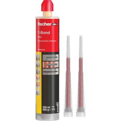 Ancorante Chimico T-Bond Plus Open Fischer - Poliestere Ml 300- 1 Kit