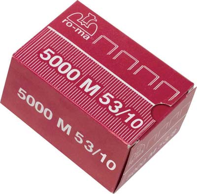 Punto 53 X Fissatrice Ro-Ma - M 53/10 Zincato Cf=Pz 5000 Mm 10,15X10- 1 Confezioni