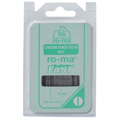 Spillo W Senza Testa Self Ro-Ma - W15 Cf=Pz 2.000 H.Mm 15 S.Mm 1X1,25- 1 Confezioni